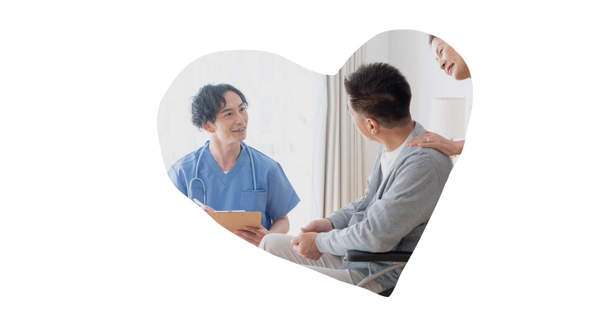 人を想い、心をつなぐ医療と介護 地域に根ざし、一人ひとりの暮らしと笑顔を支えます。